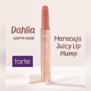 Dahlia Tarte Maracuja Juicy Lip Plump Warm Nude Brand New In Box